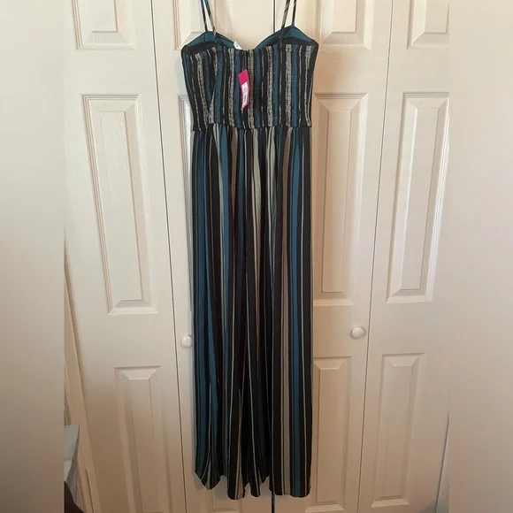 Xhilaration Striped Jumpsuit - Picture 3 of 7